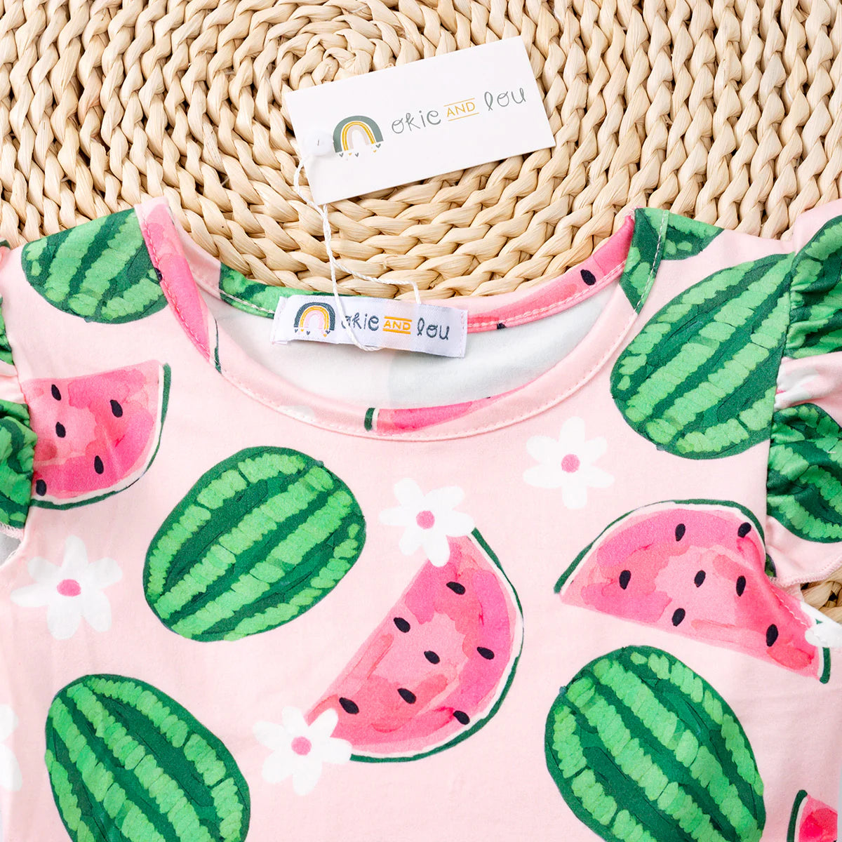 Happy Watermelon Dress by Okie & Lou