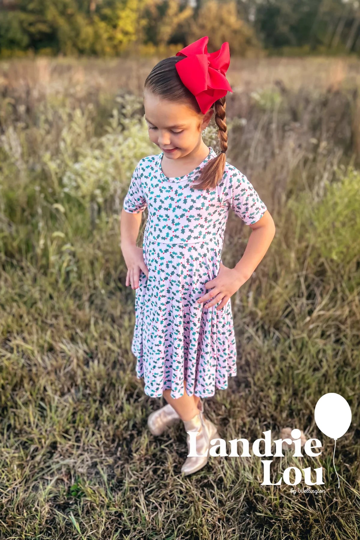 Holly Twirl Dress by Landrie Lou