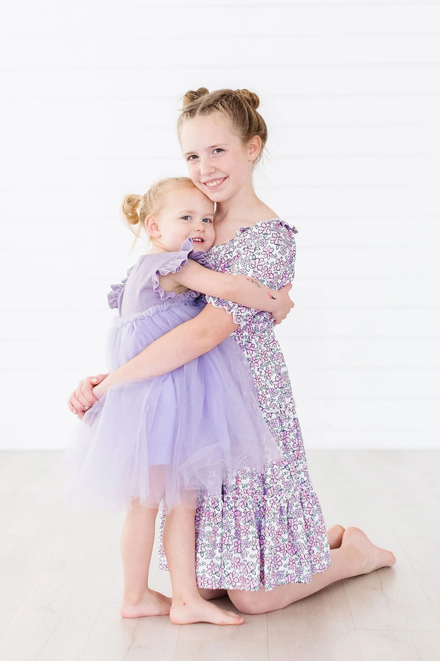 Lovely Lavender Smocked Ruffle Dress by Mila & Rose