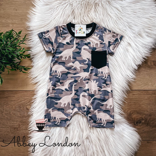 Dino Infant Romper by TwoCan