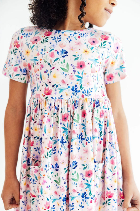 Morning Meadows Pocket Twirl Dress by Mila & Rose