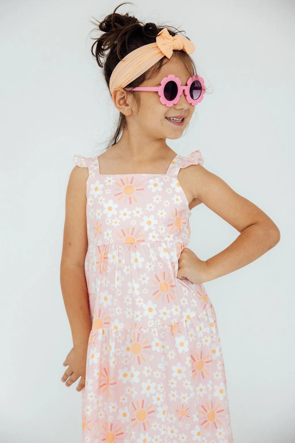 Sweet & Sunny Ruffle Maxi Dress by Mila & Rose