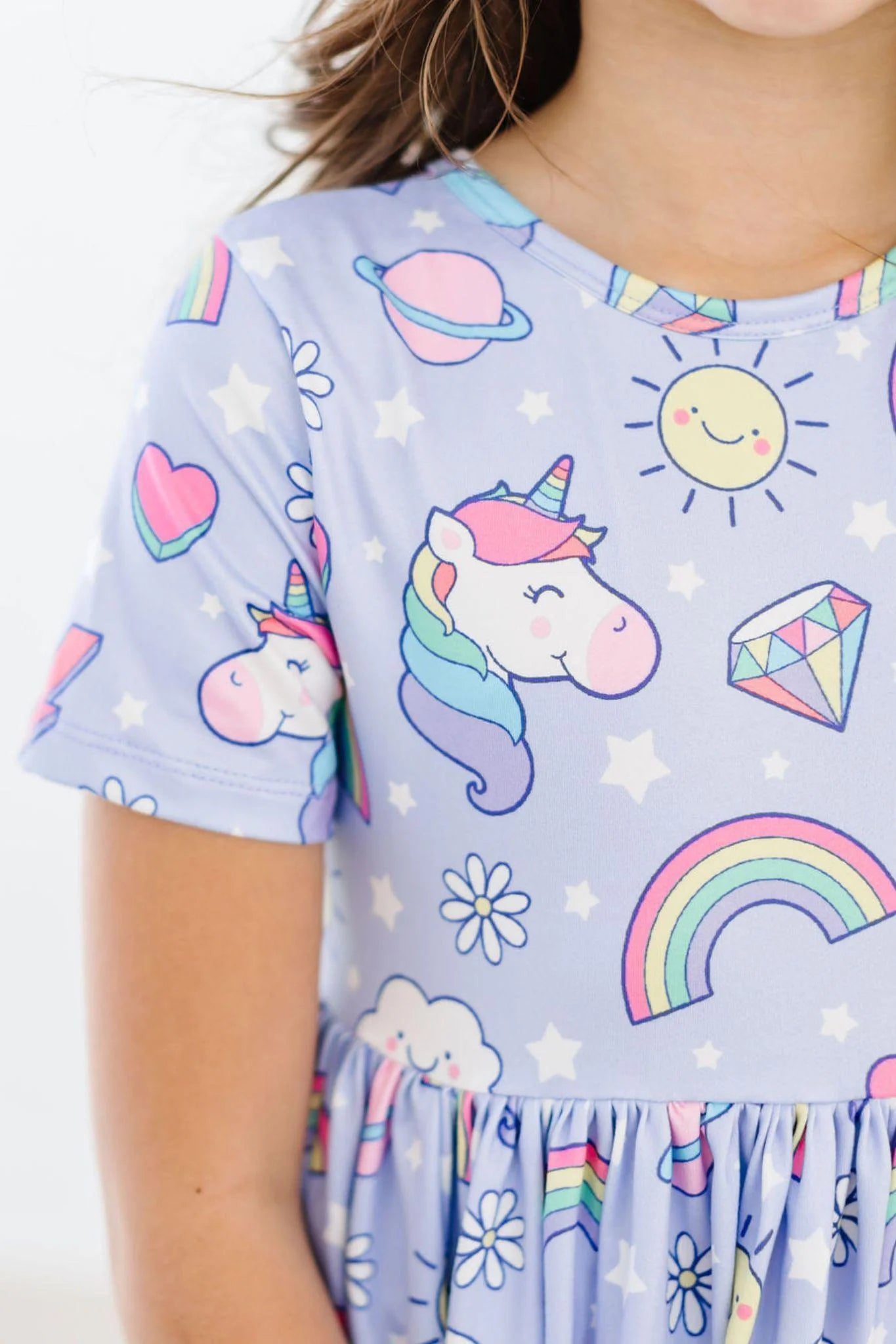 Galactic Unicorns Twirl Dress by Mila & Rose