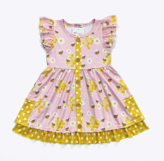 Honeycomb Dress by Clover Cottage