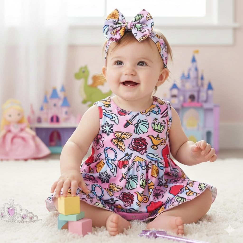 Princess Mashup Day Bow Headband by Pete + Lucy