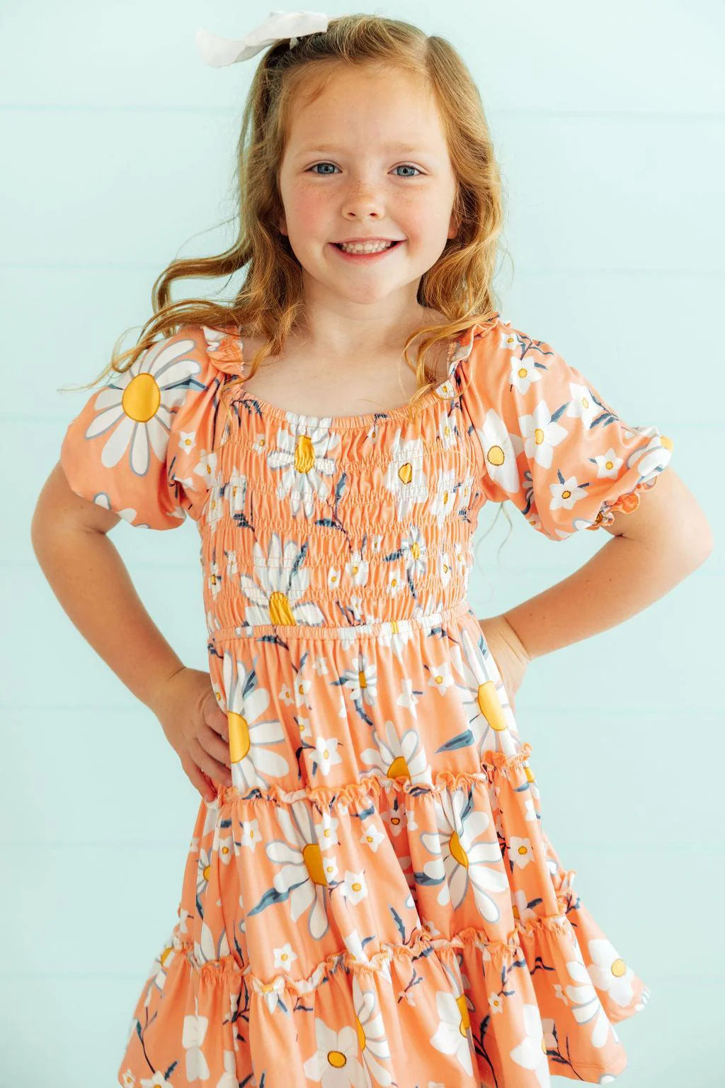 Daisy Darling Smocked Ruffle Dress by Mila & Rose