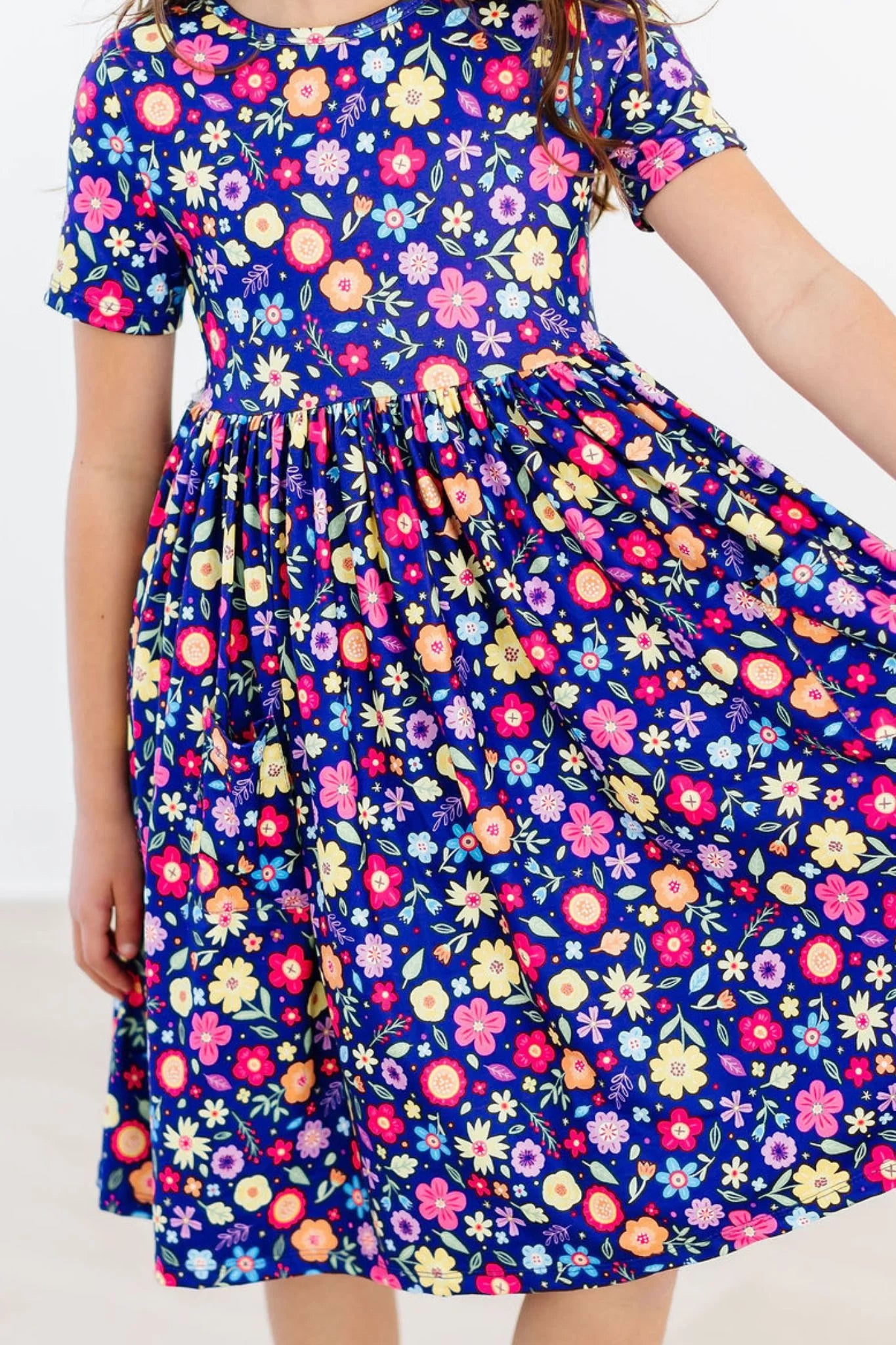 Pick a Posy Pocket Twirl Dress by Mila & Rose