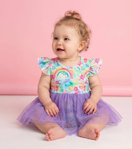 Over the Rainbow Infant Romper by Pete + Lucy