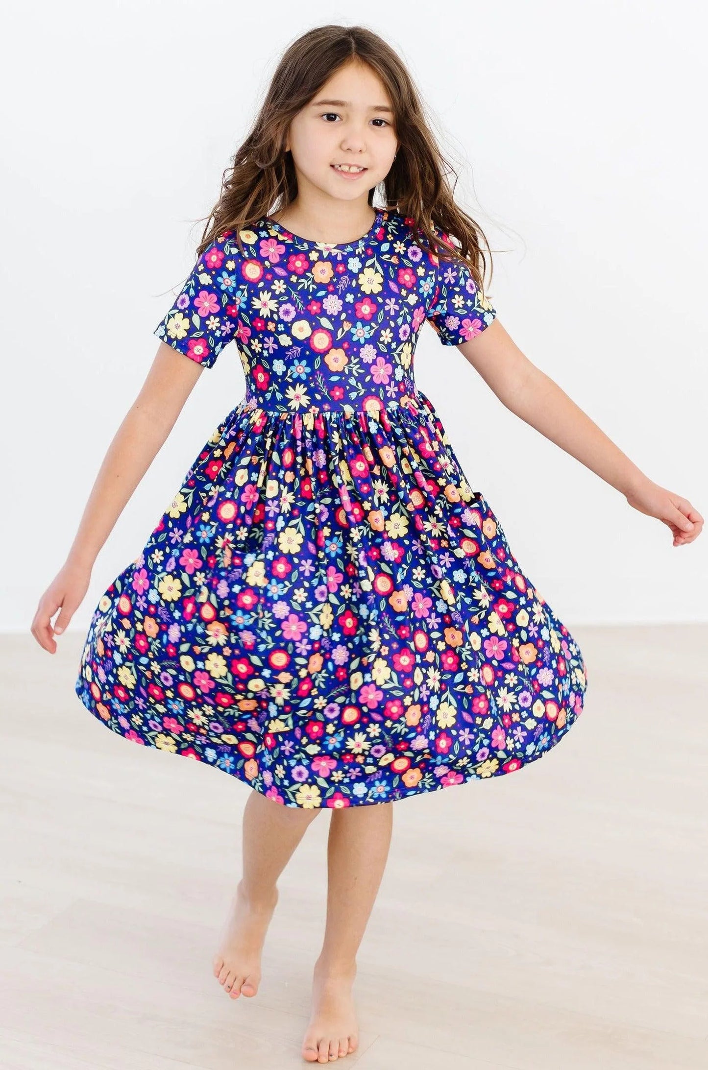 Pick a Posy Pocket Twirl Dress by Mila & Rose