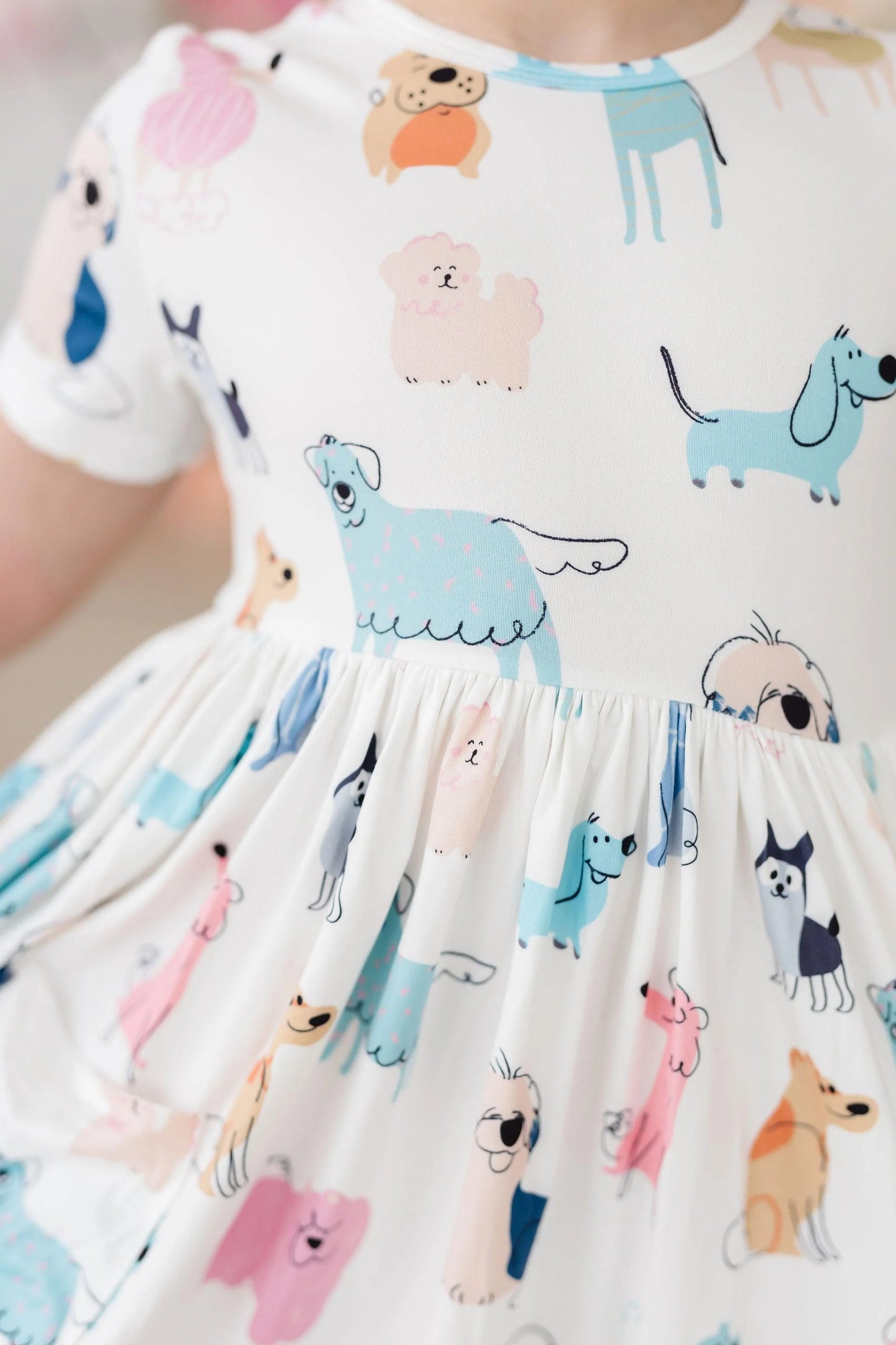 Puppy Pals Pocket Twirl Dress by Mila & Rose