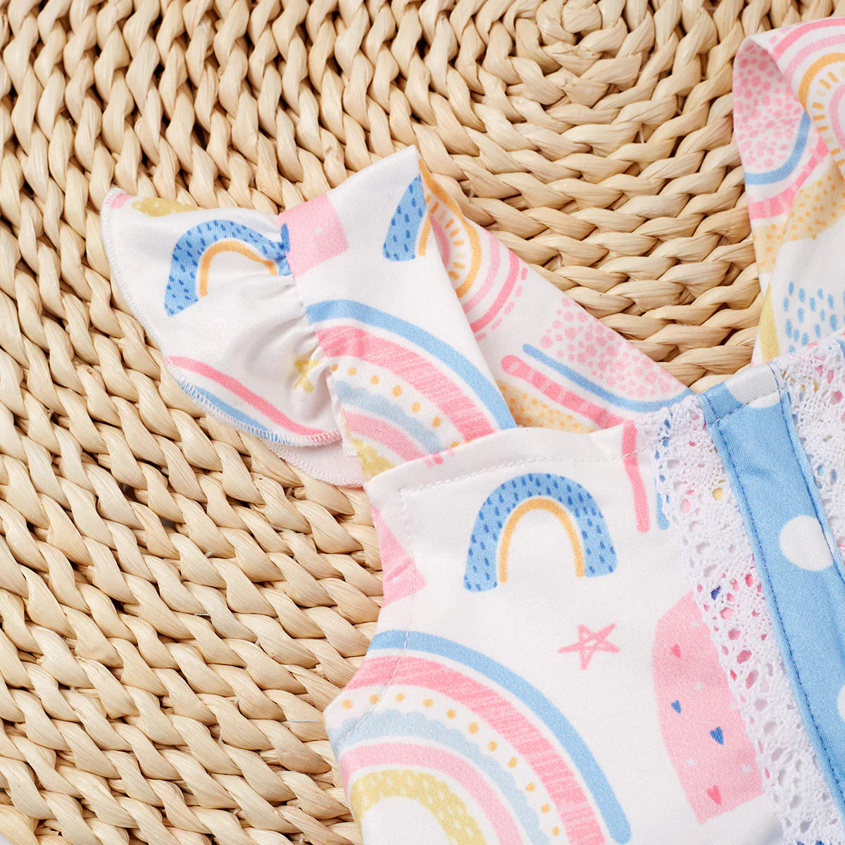 Over the Rainbow Infant Romper by Okie & Lou