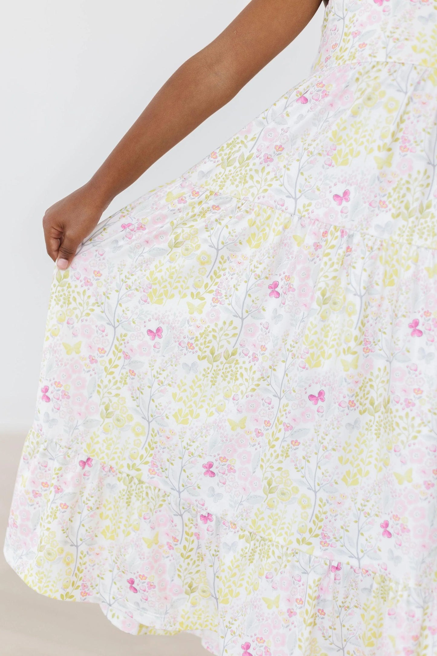 Sunny Days Ruffle Maxi Dress by Mila & Rose