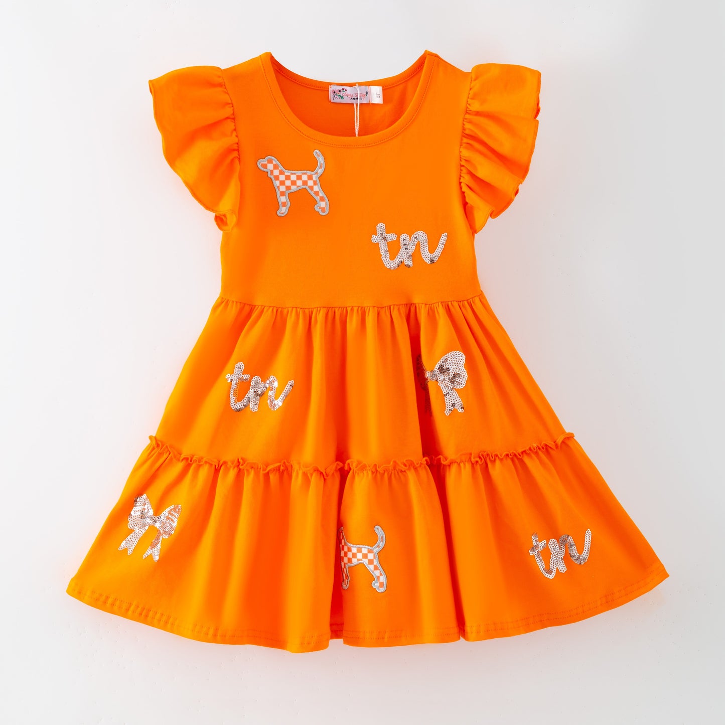 Tennessee Silver Sequin Dress by Clover Cottage