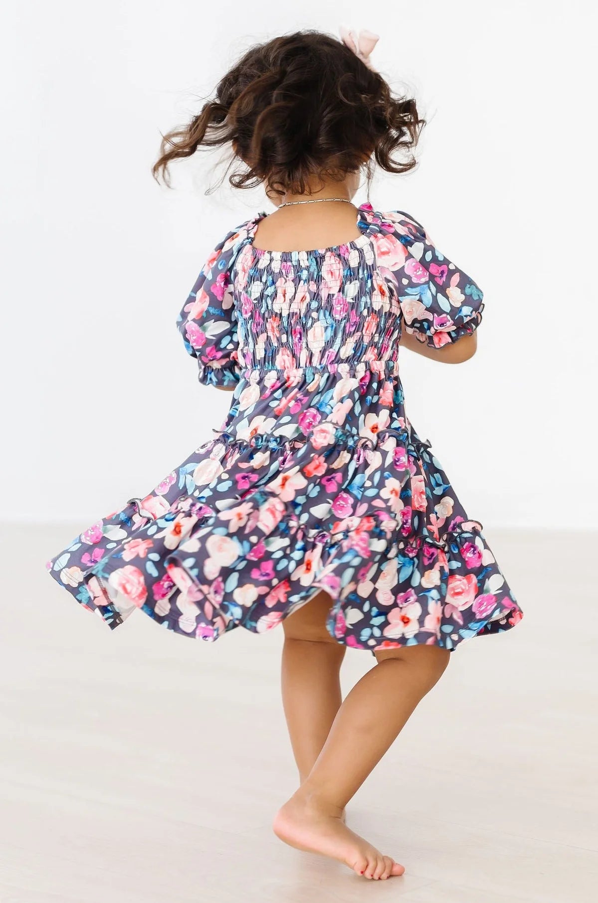 Beauty in Bloom Smocked Ruffle Dress by Mila & Rose