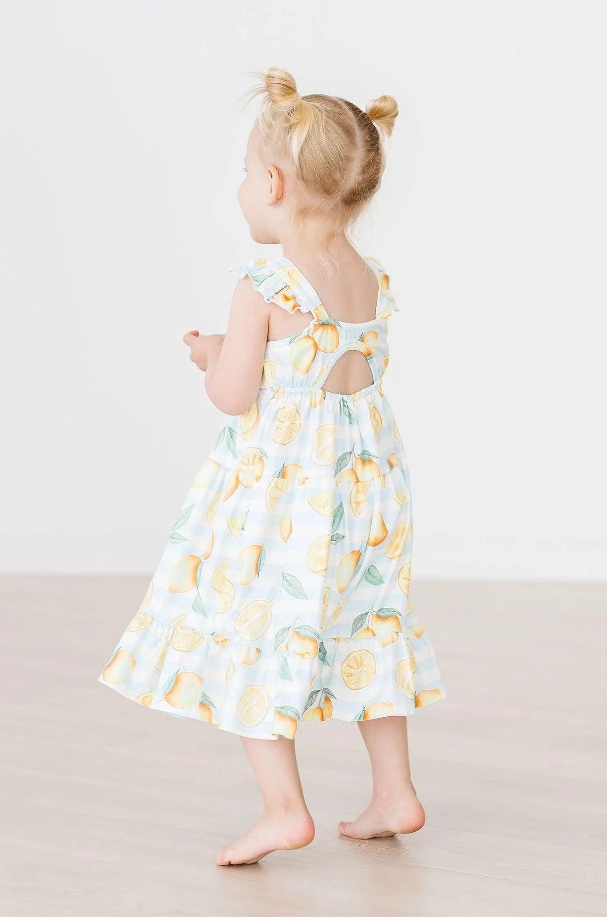 Lovely Lemons Ruffle Maxi Dress by Mila & Rose