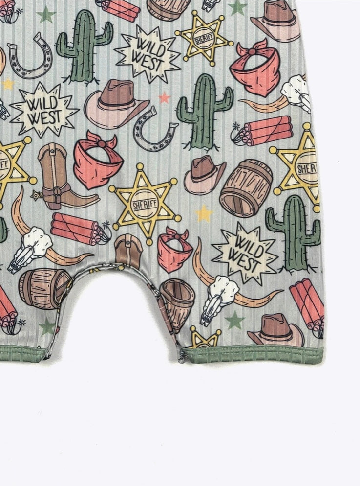 Wild West Infant Romper by Clover Cottage