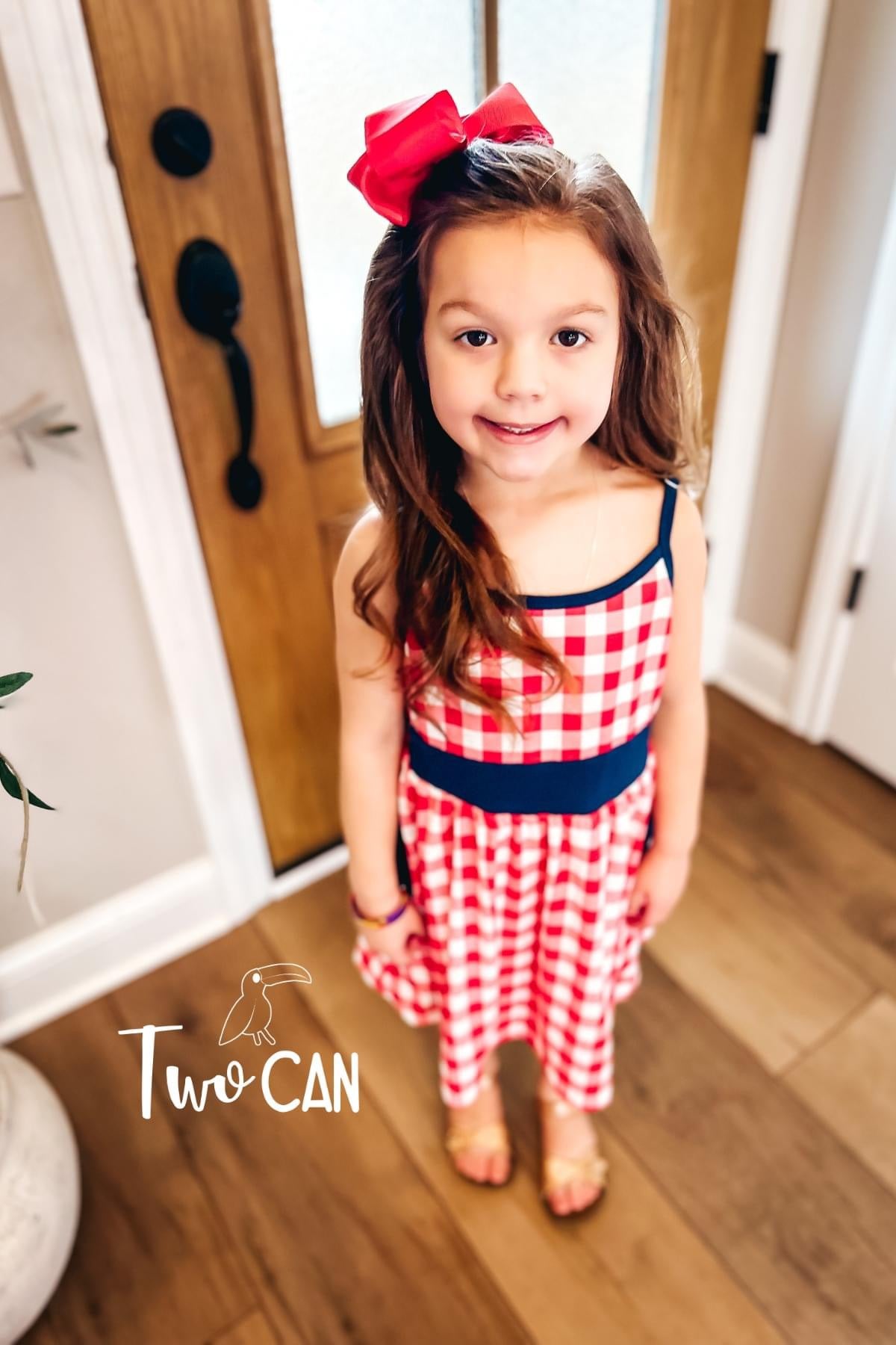 Americana Gingham Dress by TwoCan