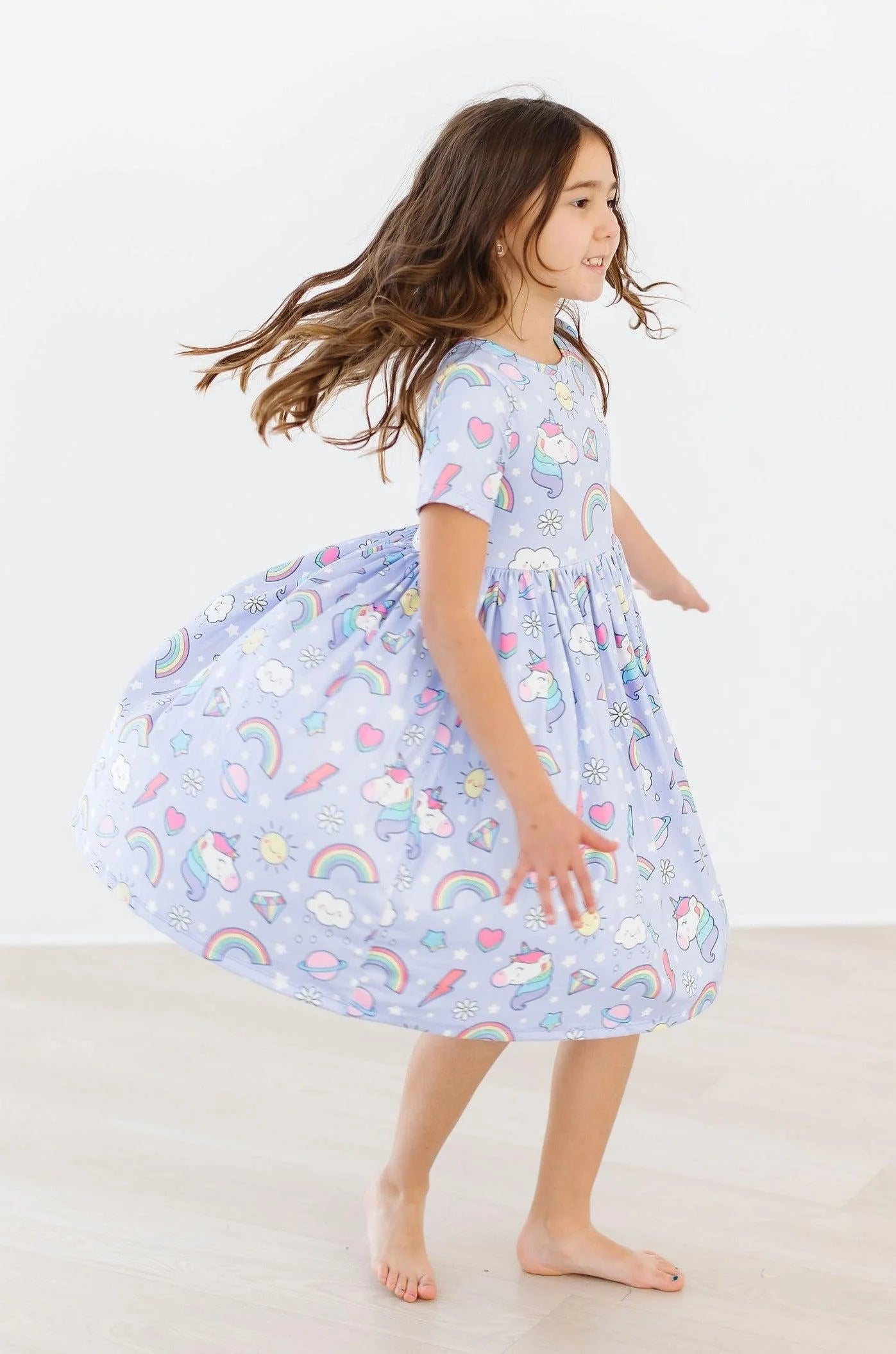 Galactic Unicorns Twirl Dress by Mila & Rose