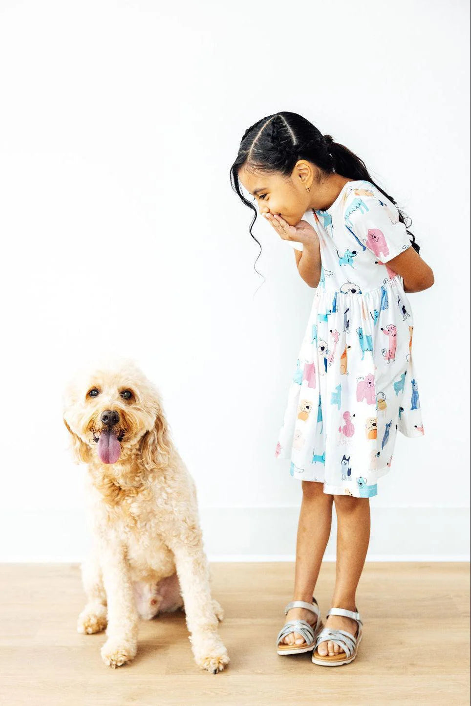 Puppy Pals Pocket Twirl Dress by Mila & Rose