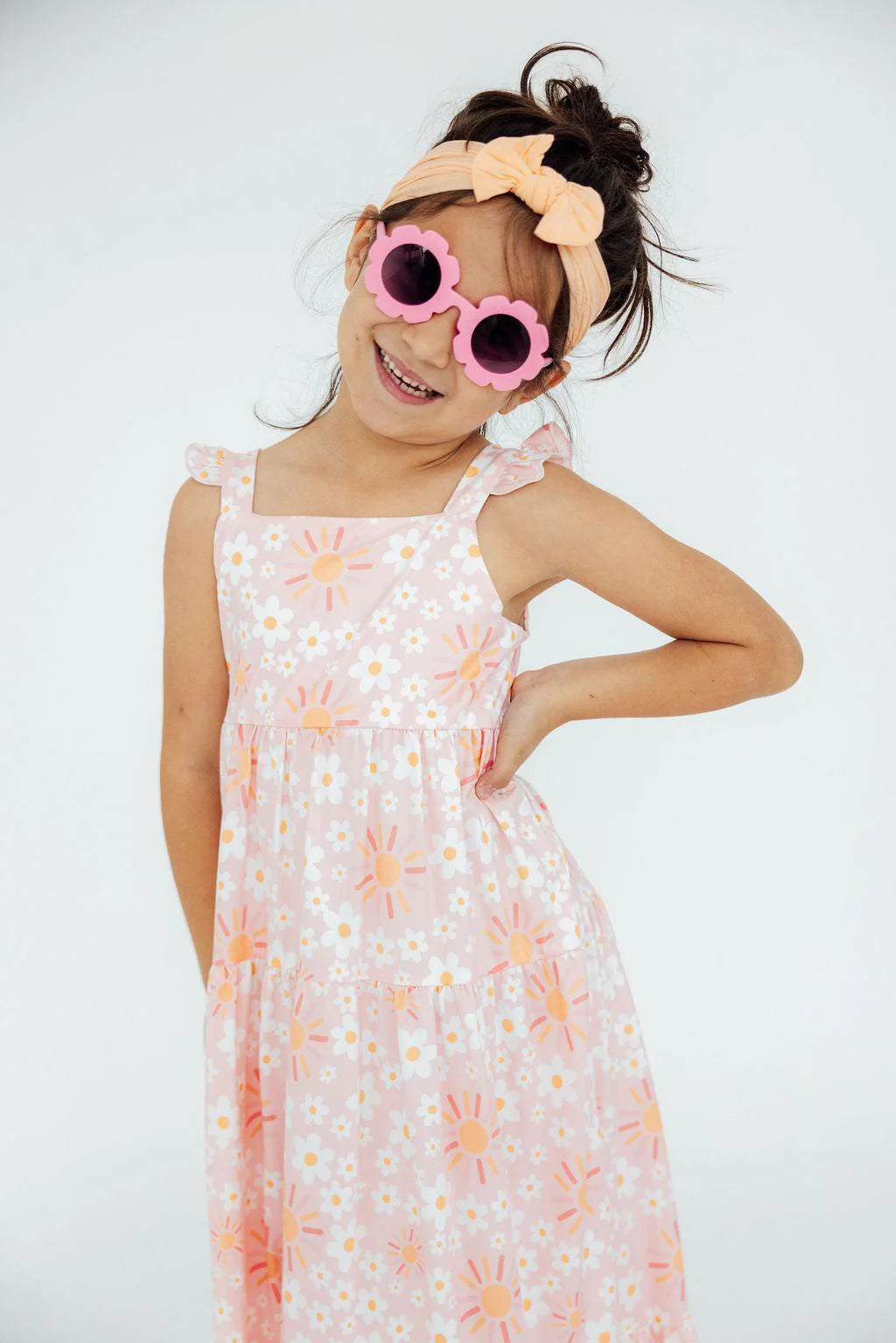 Sweet & Sunny Ruffle Maxi Dress by Mila & Rose