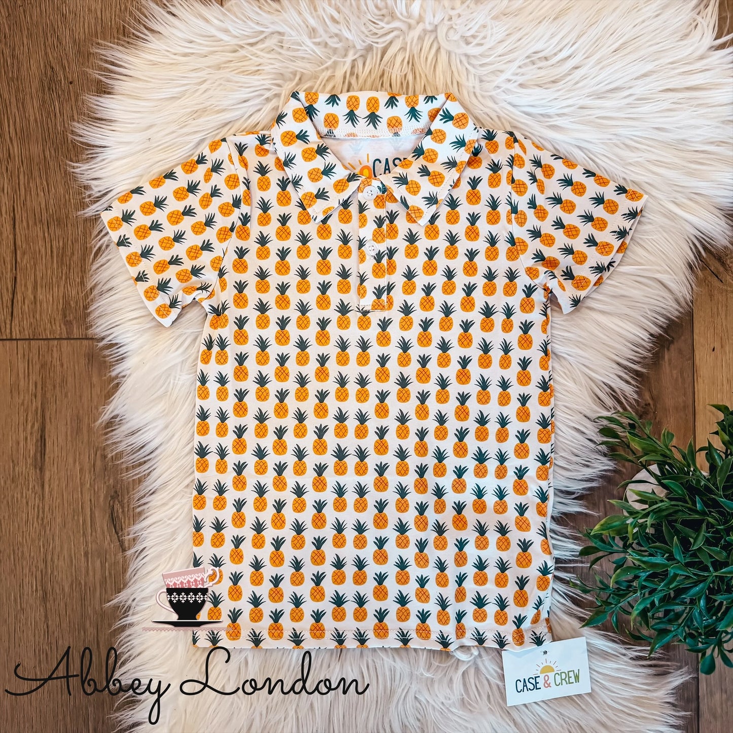 Pineapple Polo by Case & Crew