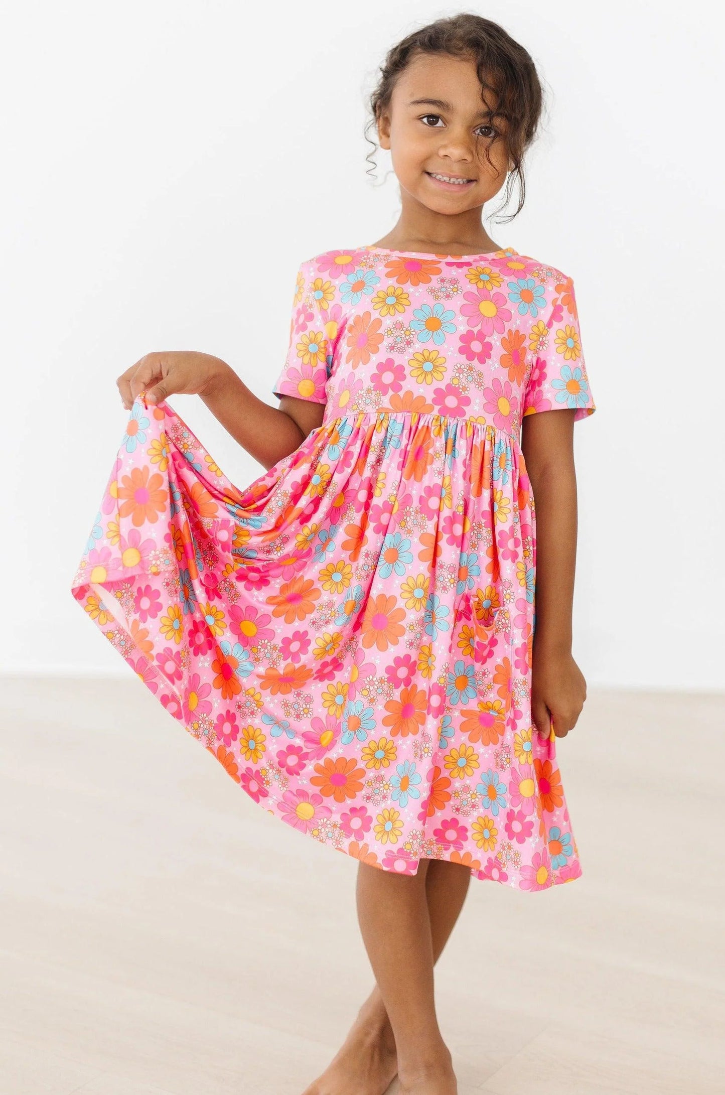 Petal Pop Pocket Twirl Dress by Mila & Rose