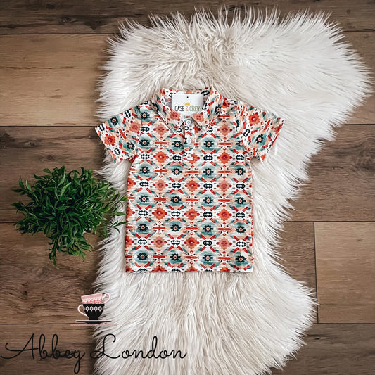 Aztec Polo by Case & Crew