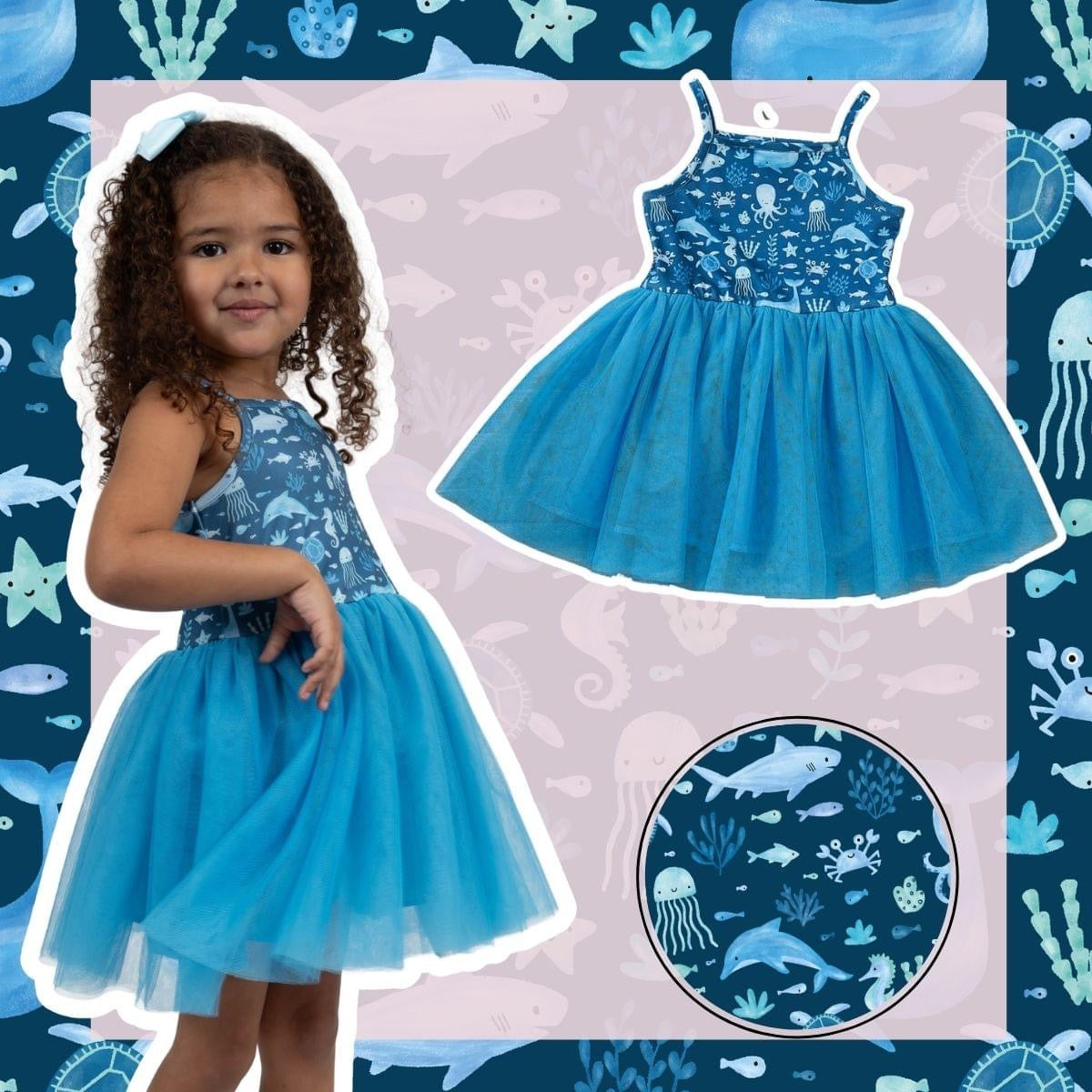 (Preorder) Under the Sea Tulle by Pete + Lucy