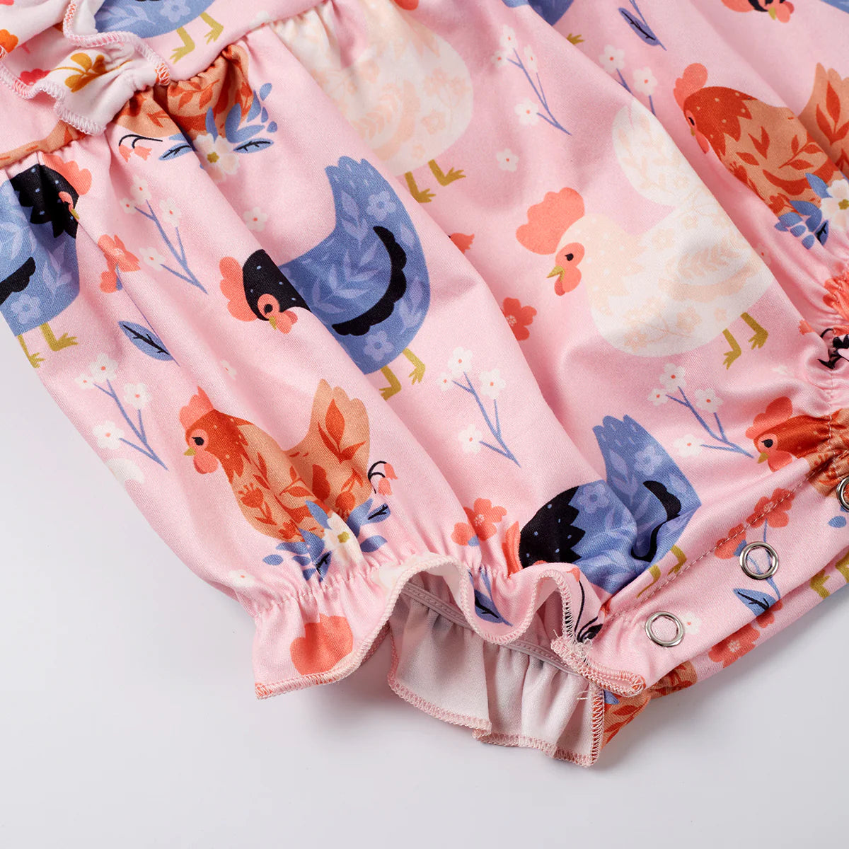 Chicken Party Infant Romper by Okie & Lou