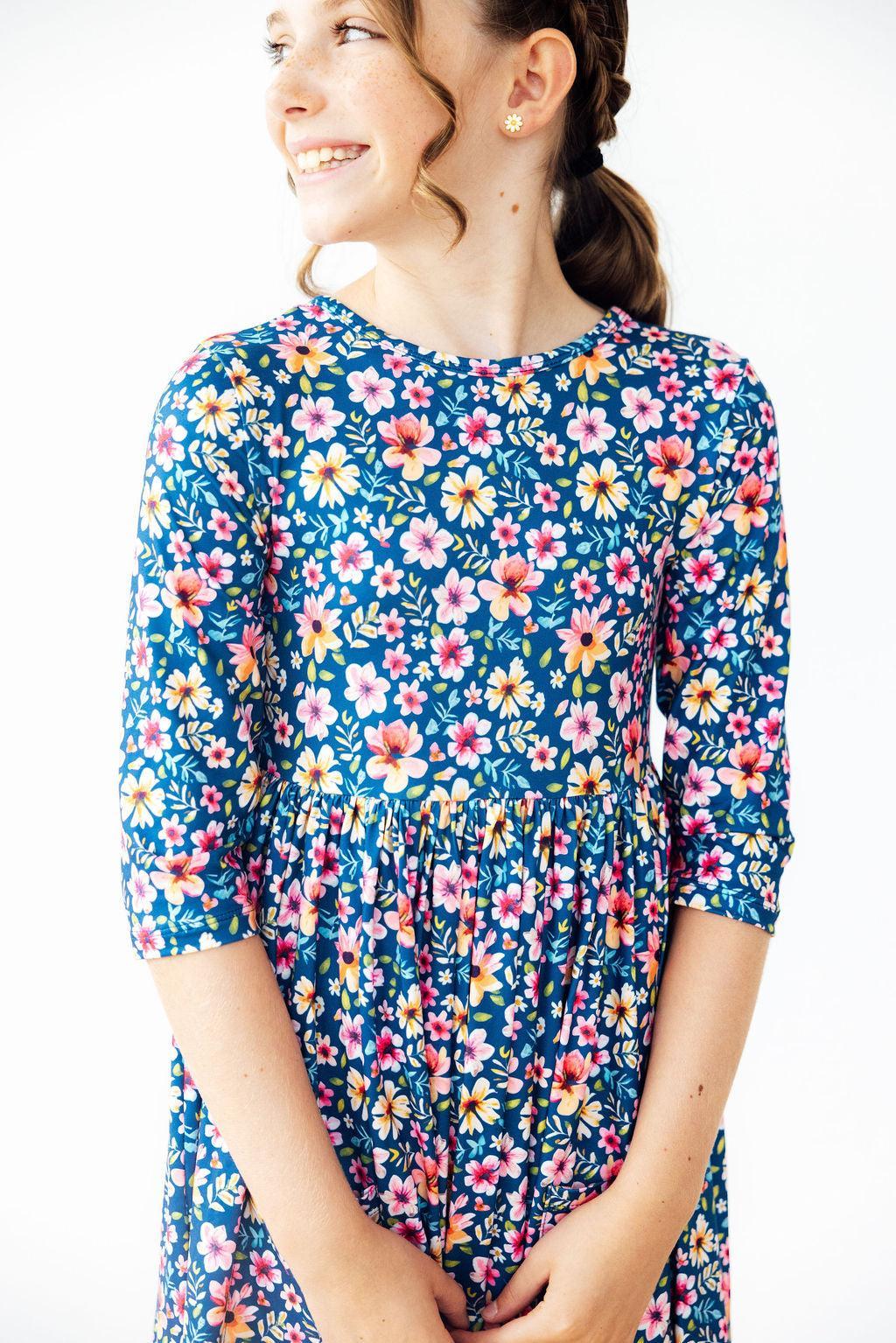 Rainforest Blooms Twirl Dress by Mila & Rose
