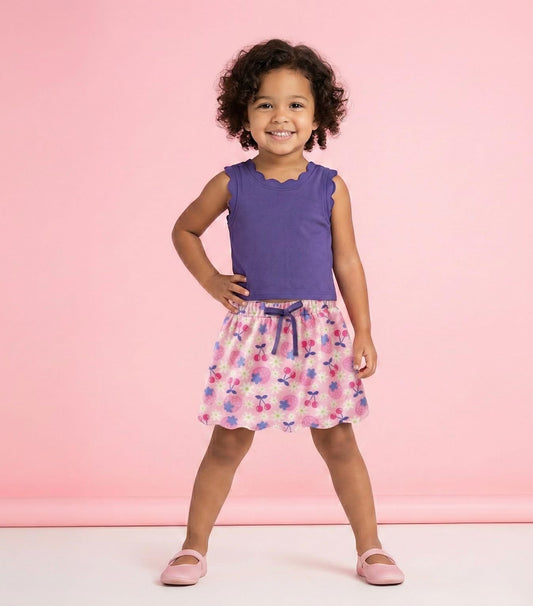 Cherry Berry Sweet Skort Set by Pete + Lucy