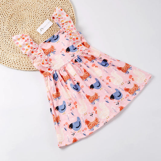 Chicken Party Dress by Okie & Lou