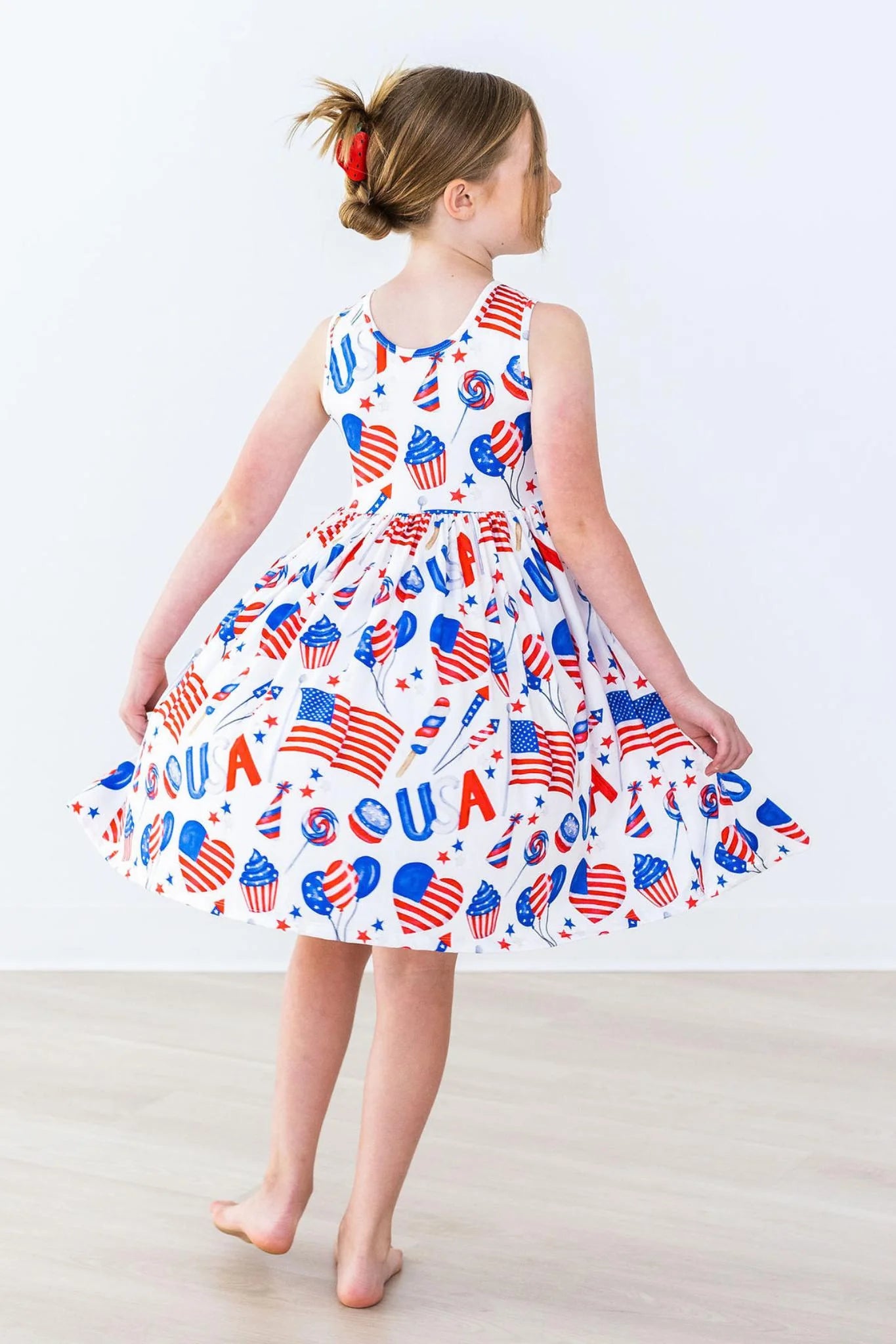 Party in the USA Tank Twirl Dress by Mila & Rose