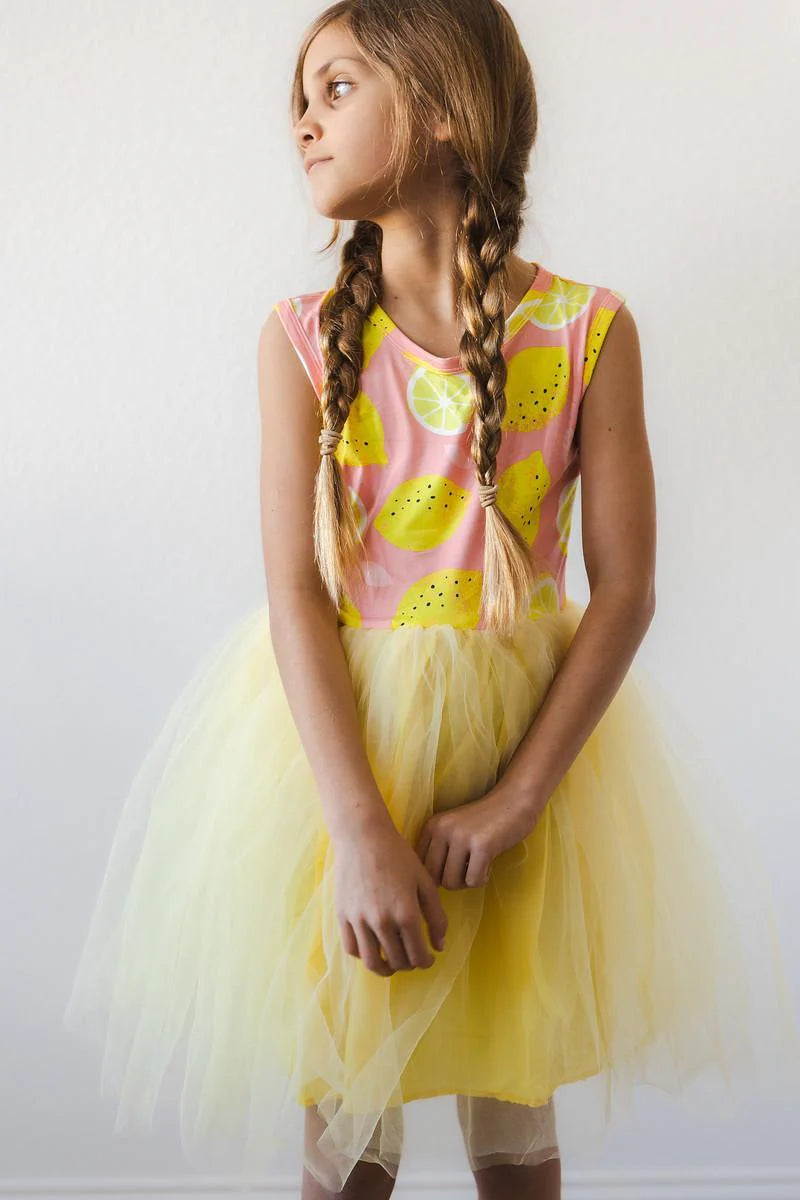Lemon Squeezy Tank Tulle Dress by Mila & Rose
