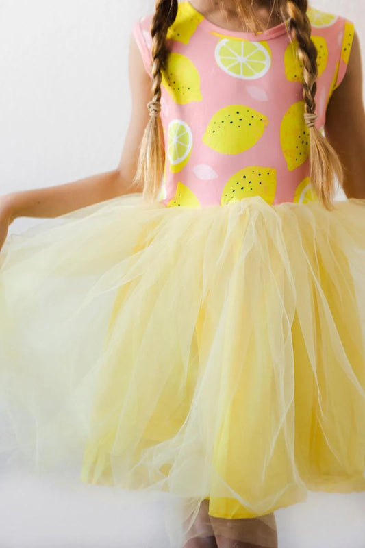 Lemon Squeezy Tank Tulle Dress by Mila & Rose