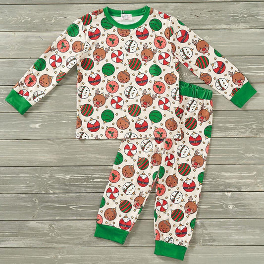 (Preorder) Christmas Ornaments Loungewear Set by Pete + Lucy