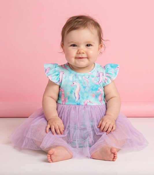 Seahorse Cove Infant Romper by Pete + Lucy