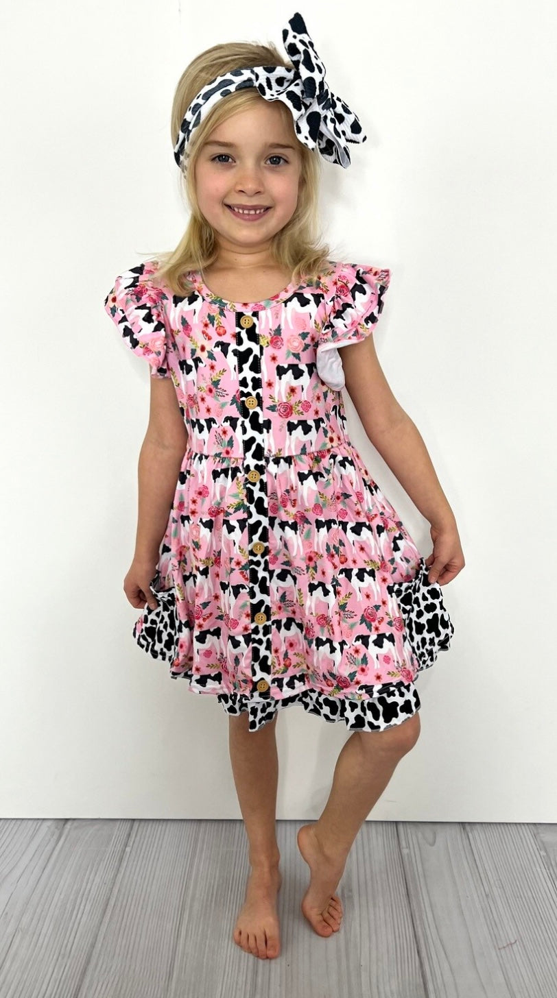 Milk Cow Dress by Clover Cottage