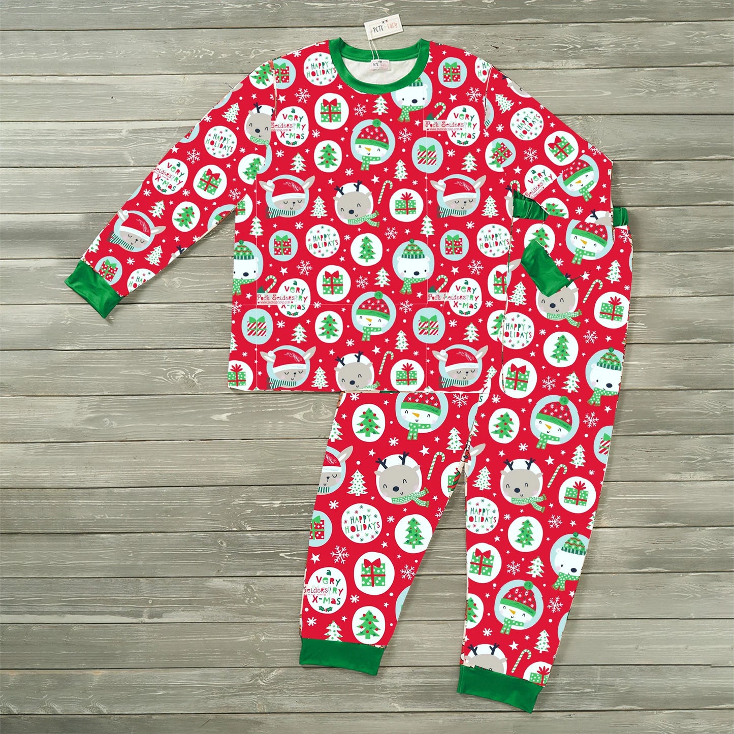 (Preorder) Holiday Dreams Loungewear Set by Pete + Lucy