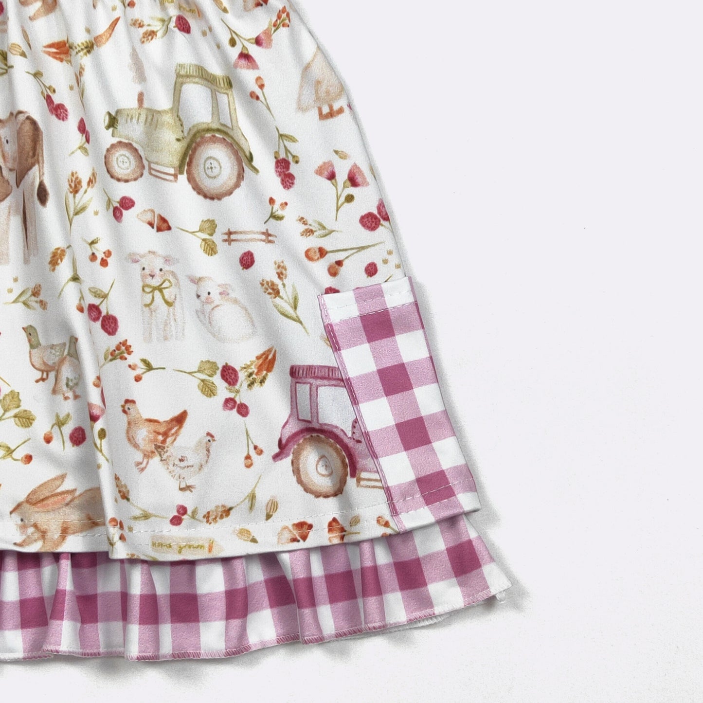Raspberry Farm Dress by Clover Cottage