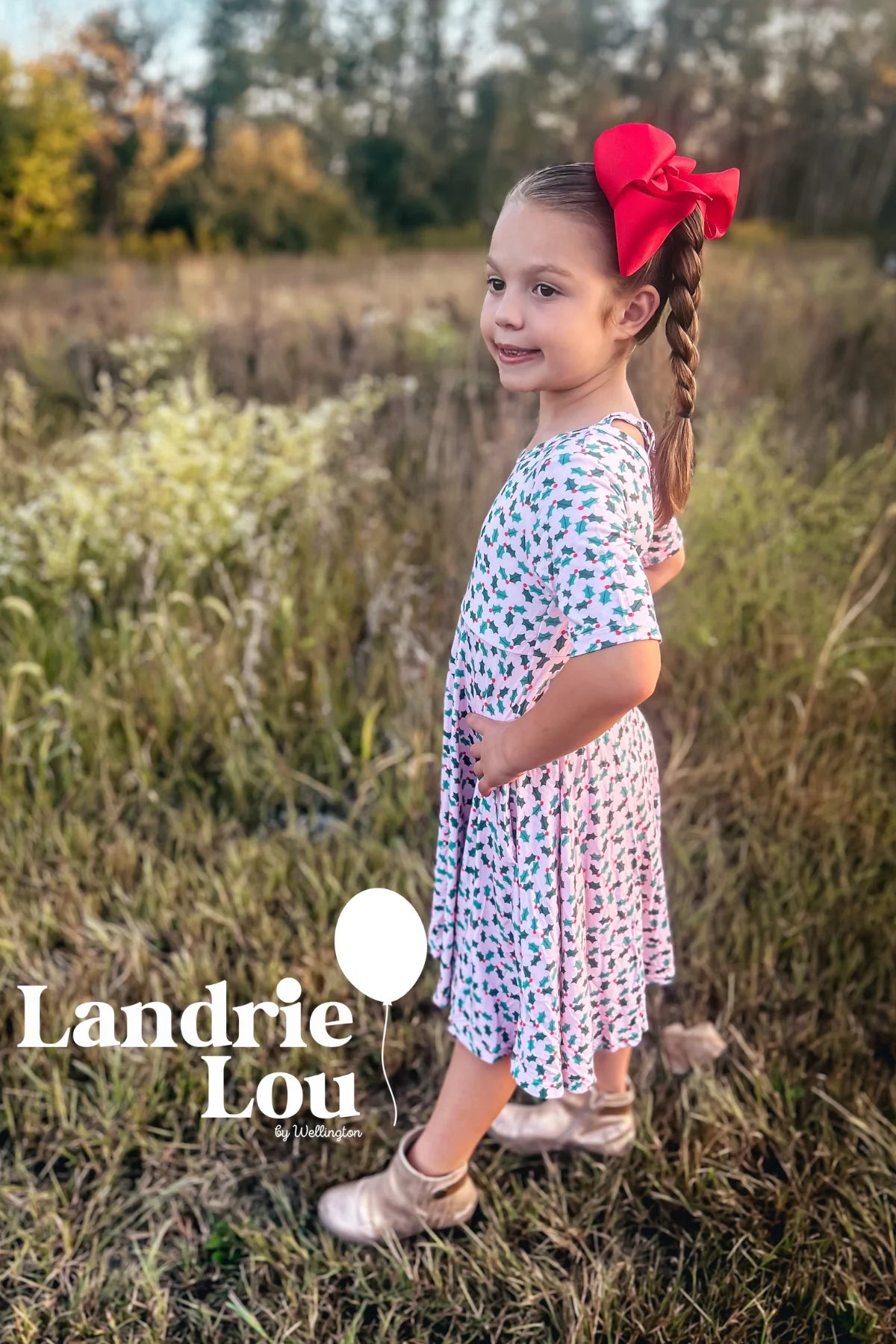 Holly Twirl Dress by Landrie Lou