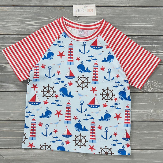 (Preorder) Anchors Away Shirt by Pete + Lucy