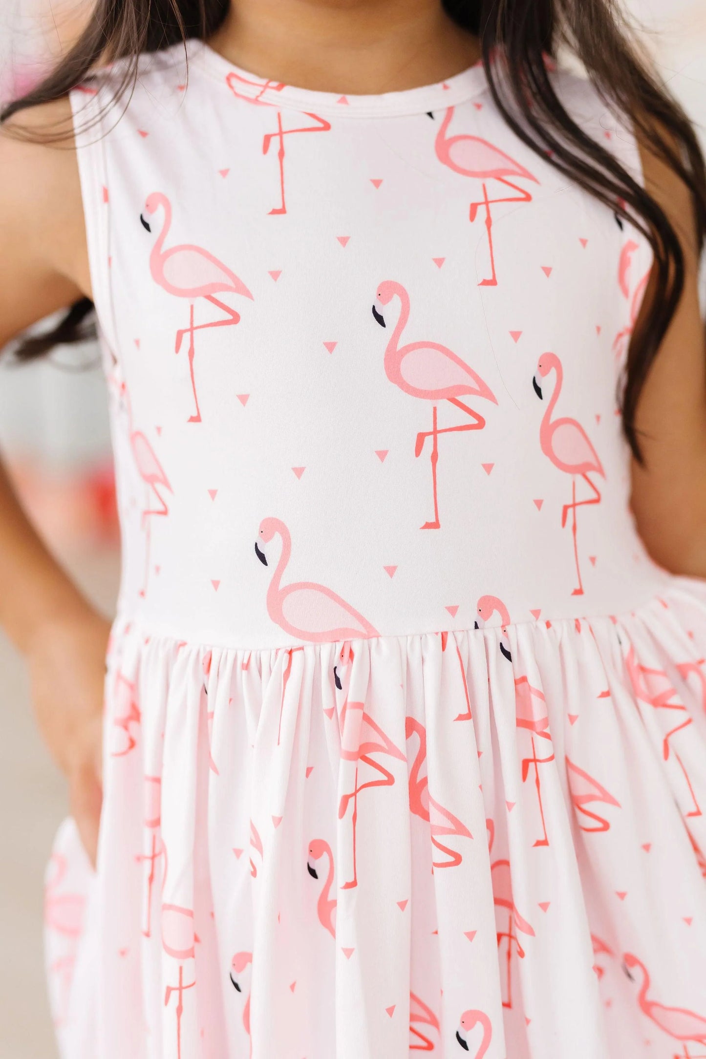 Pink Paradise Tank Twirl Dress by Mila & Rose