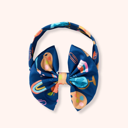 (Preorder) Little Learners Bow Headband by Pete + Lucy