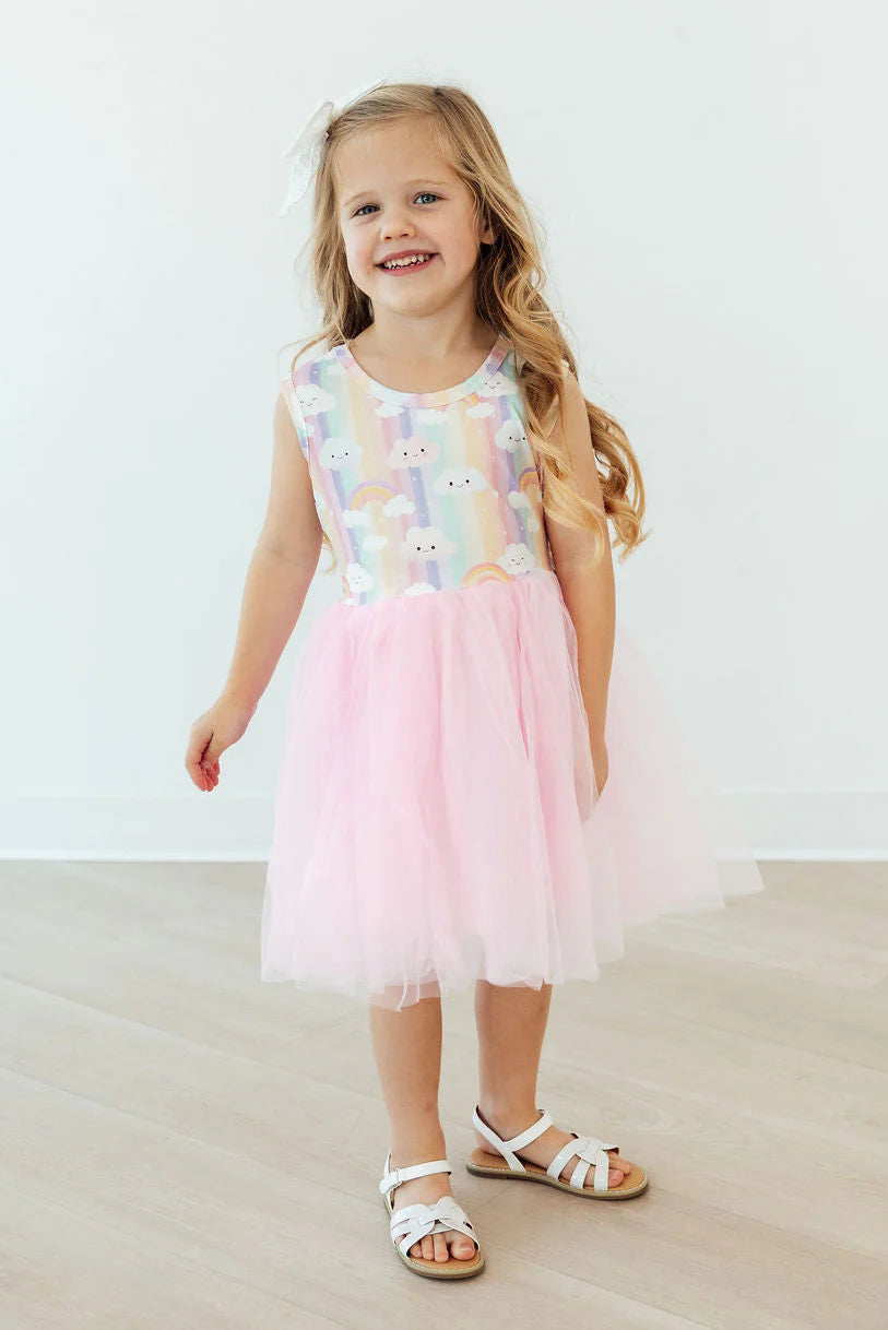 Rainbow Skies Tank Tulle Dress by Mila & Rose