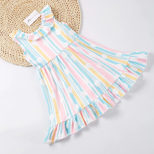 Sorbet Stripes Dress by Okie & Lou