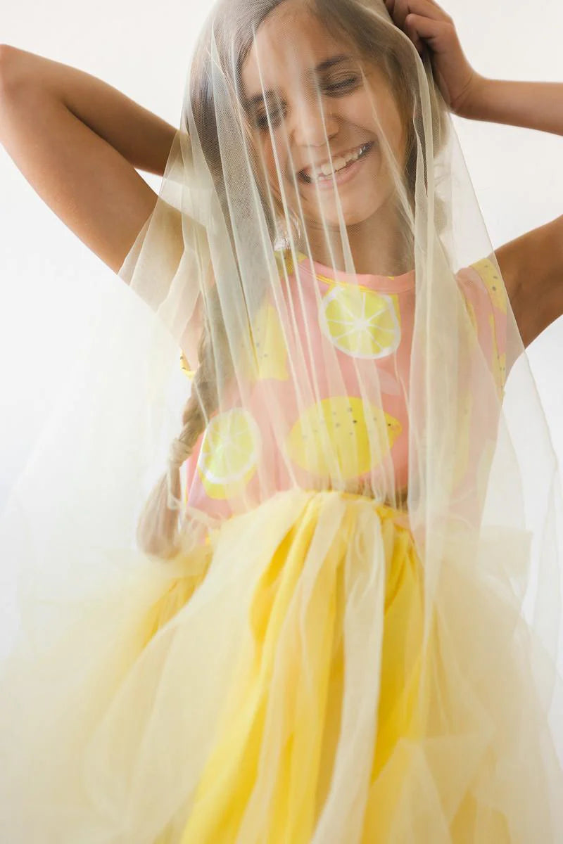 Lemon Squeezy Tank Tulle Dress by Mila & Rose