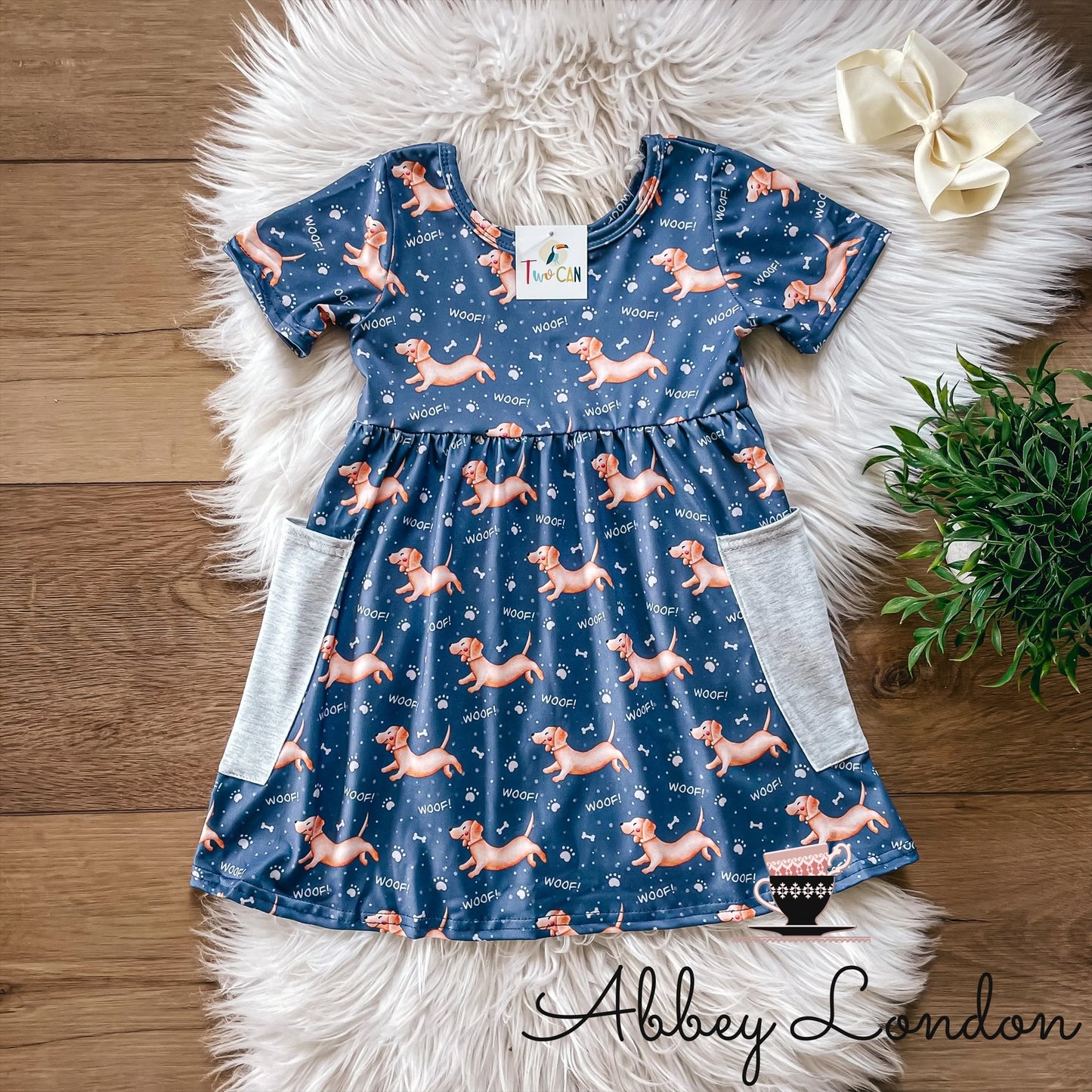 Playful Pups Dress by TwoCan