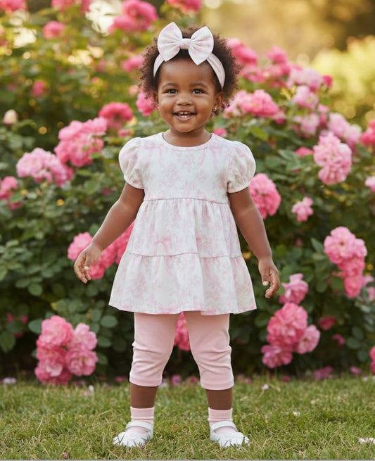 Vintage French Fairytale Capri Set (Pink) by Pete + Lucy