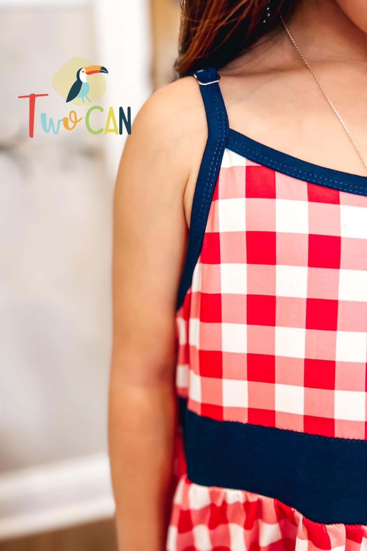 Americana Gingham Dress by TwoCan